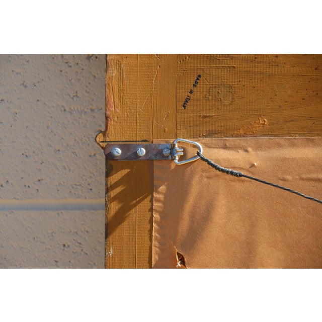 Italian Wood and Gold Leaf Mirror For Sale - Image 11 of 12