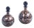 Blown Glass Bottles by Carlo Moretti, Set of 2 For Sale