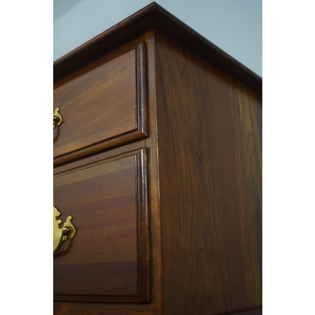 Harden Cherry Triple Stack Chippendale High Chest For Sale - Image 10 of 16