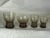 1970s French Smoked Blown Engraved Glasses- Set of 17 For Sale - Image 4 of 13