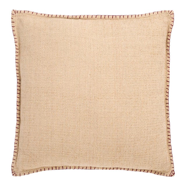 Rhea Pillow - Natural / Brown - 20" x 20" For Sale