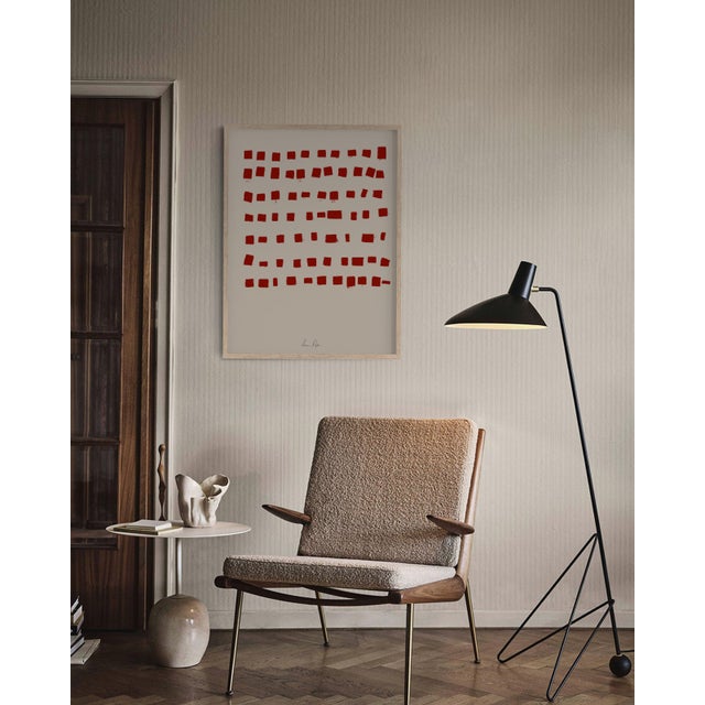 2020s Contemporary Abstract Red Composition Giclee Print For Sale - Image 5 of 5