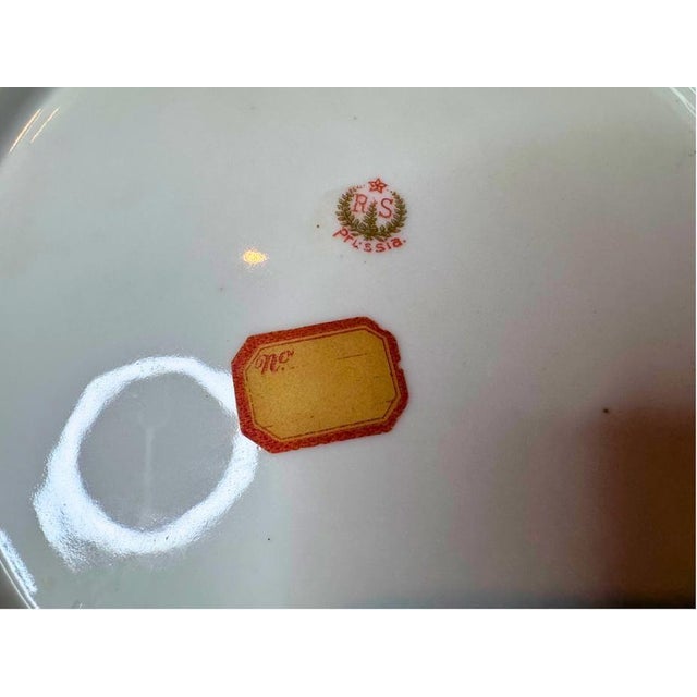 Early 20th Century Early 20th Century Rs Prussia "Five-Medallion" Porcelain Bowl For Sale - Image 5 of 7