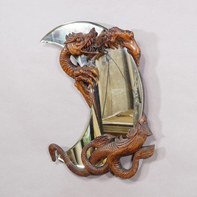 Victorian Mirror with Carved Dragon attr. to Gabriel Viardot ca. 1880 Item e7214 A great Victorian mirror in the style of...