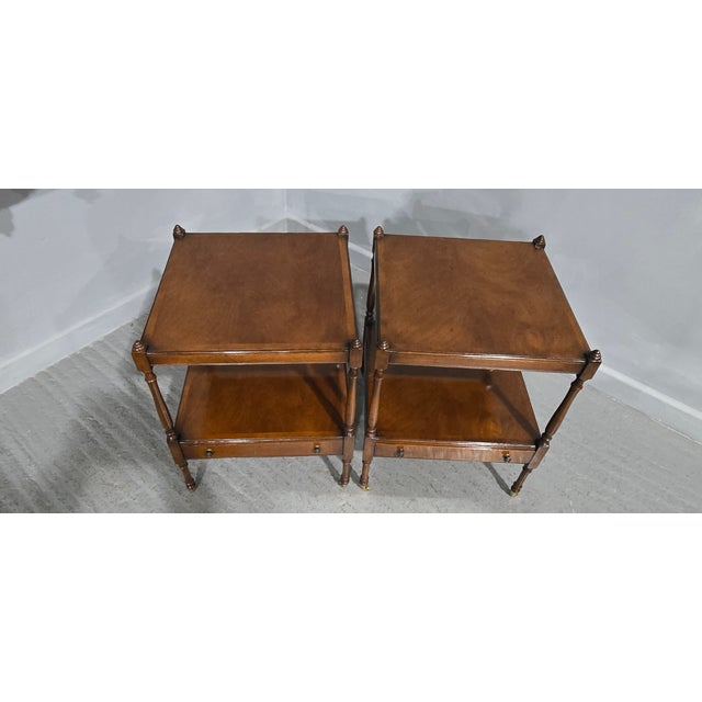 Regency Mahogany Lamp Tables, 1920, Set of 2 For Sale - Image 11 of 15