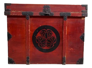 Early Meiji Japanese Ammunition Chest Matsumoto Castle