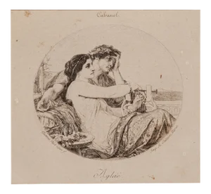 Gustave Biot, Aglaè, 20th Century, Original Etching
