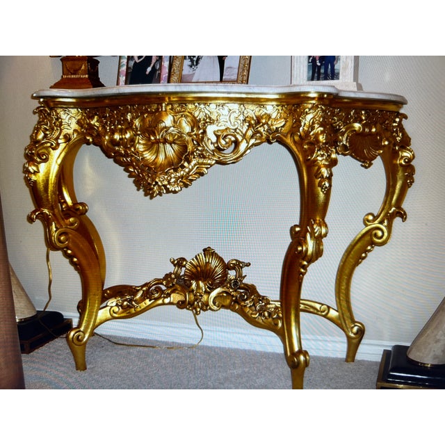 Mid 18th Century Console Table, Mid 18th Century Louis XV For Sale - Image 5 of 6