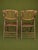 Mid 20th Century 1950s Boho Chic Bamboo & Rattan Folding Chairs, Pair For Sale - Image 5 of 13