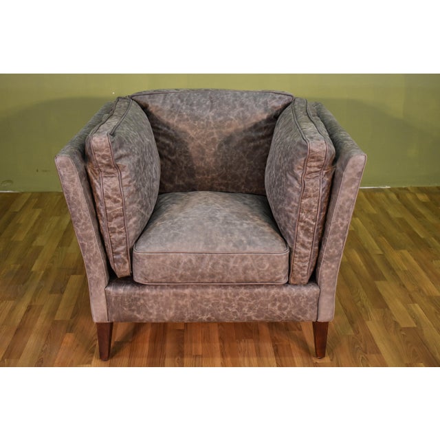 "The Kenmore Living Room Collection by Crafters and Weavers is a sleek mid-century modern design with angled sides and a...