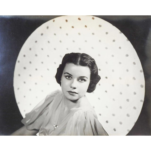 Vintage 1930s Actress Peggy Farmer Glamour Photograph For Sale