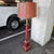 1960s Oversized Red Tole Empire Style Table Lamp For Sale - Image 4 of 12