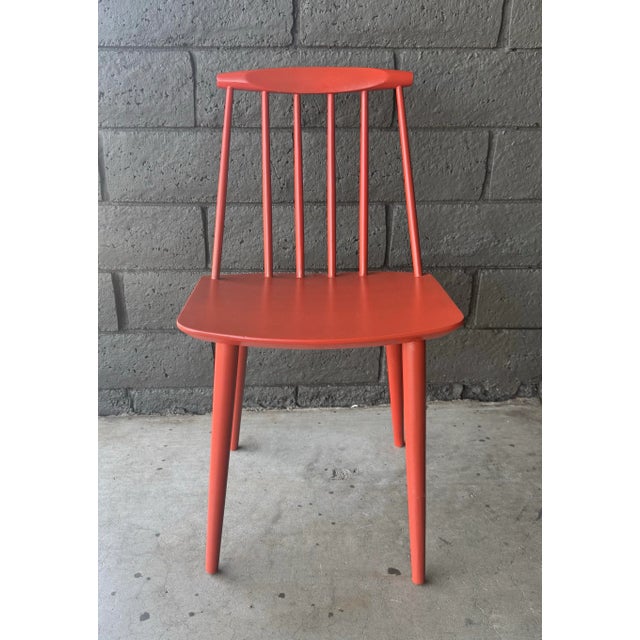 FDB Møbler Folke Pålsson for FDB Møbler J77 Chair Produced in 1969. Set of 4 Dining Chairs For Sale - Image 4 of 12