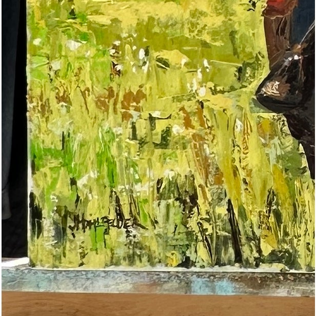 "Ochre Fields" Modern Original Oil Painting, by Jennifer Hohlfelder For Sale In Denver - Image 6 of 8