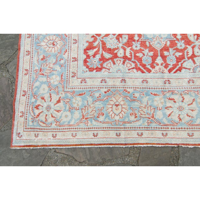 1940s Vintage Anatolian Allover Floral Medallion Hand-Knotted Rug For Sale In Los Angeles - Image 6 of 11