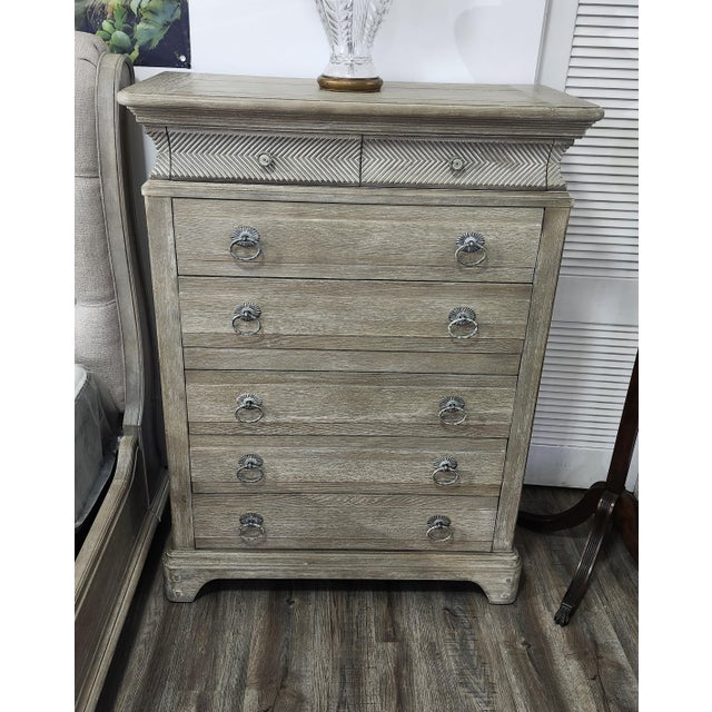 A charming piece of Americana, the Light Keeper’s Chest showcases exceptional craftsmanship and timeless design. Topped...