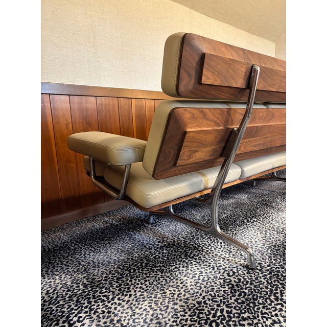 Wood Eames Three Seat Sofa For Sale - Image 7 of 12