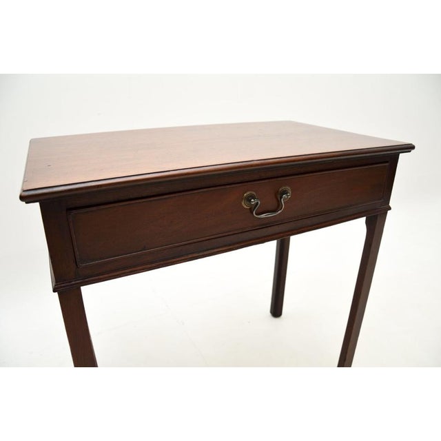 Brown Antique Georgian Console Table , 1790 For Sale - Image 8 of 10