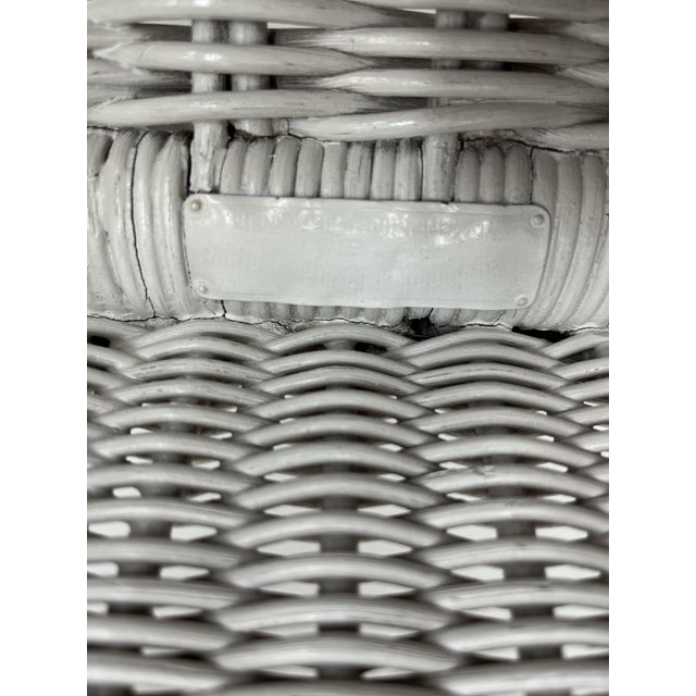 Vienna Secession Wicker Armchair, Austria, 1905 For Sale - Image 5 of 11