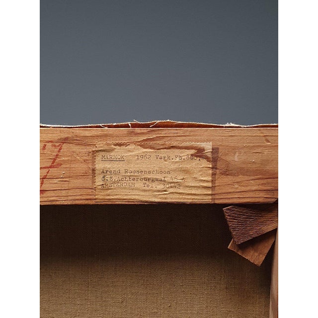 1960s A. Roosenschoon, Marmok, 1960s, Oil on Canvas For Sale - Image 5 of 14