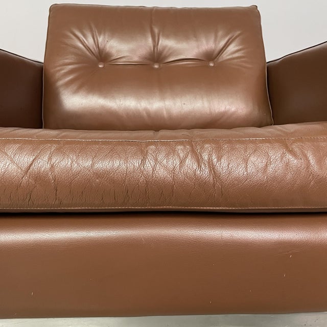 American Leather Chairs by Florence Knoll for Knoll International, 1970s, Set of 2 For Sale - Image 14 of 18