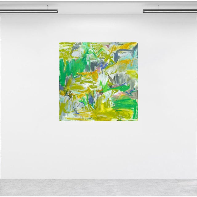 “Green Current” is an original abstract painting created in oil on canvas. My work explores gesture, atmosphere, and the...