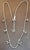 13.5 Gm 18 Karat White Gold 6 Hanging Station Chain by Designer Aspery For Sale - Image 4 of 8