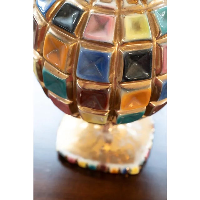 Colored Ceramic Vase, 1960s For Sale - Image 3 of 13