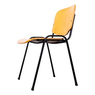 Italian University Stacking Chair For Sale