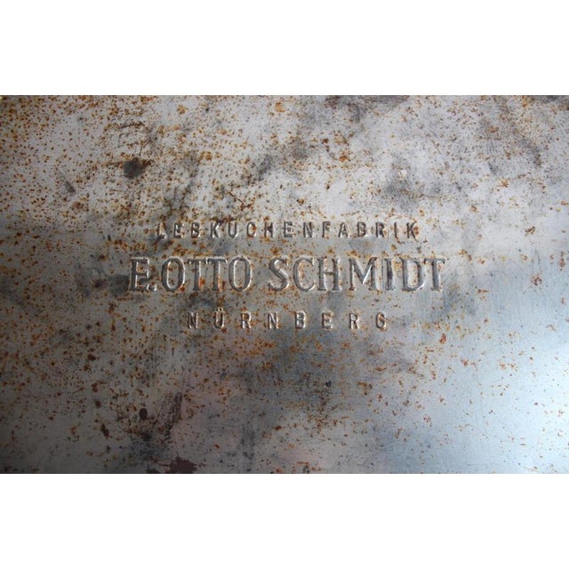 Vintage Rustic Bisquit Tin by E. Otto Scmidt, 1979 For Sale - Image 15 of 18