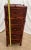 Vintage Nightstand Cabinet Chest Five Drawers Bamboo / Wicker Tiki Petite Size For Sale - Image 9 of 12