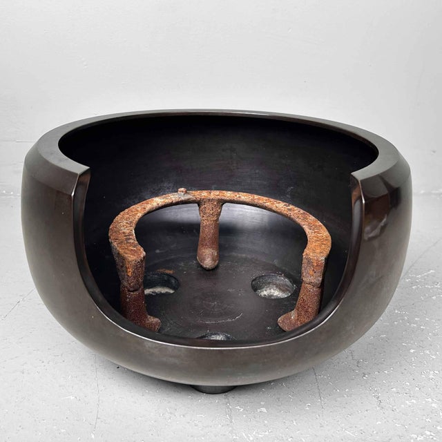 Shōwa Era Japanese Traditional Tea Ceremony Furo Set, 1980s For Sale - Image 10 of 18