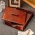 Elevate your workspace with this luxurious antique leather office desk paper tray, featuring a captivating embossed...