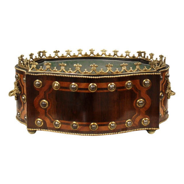 Antique Napoleon III Jardiniere, 1800s For Sale