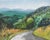 Cleo Plowden Landscape River Appalachian Mountains Impressionism Realism Americana Green Blue Sienna Original Oil Painting by Cleo Plowden For Sale - Image 4 of 4