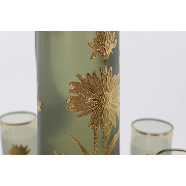 Glass Jug and 7 Glasses by Bohemia Glass, 1970s, Set of 8 For Sale - Image 7 of 11