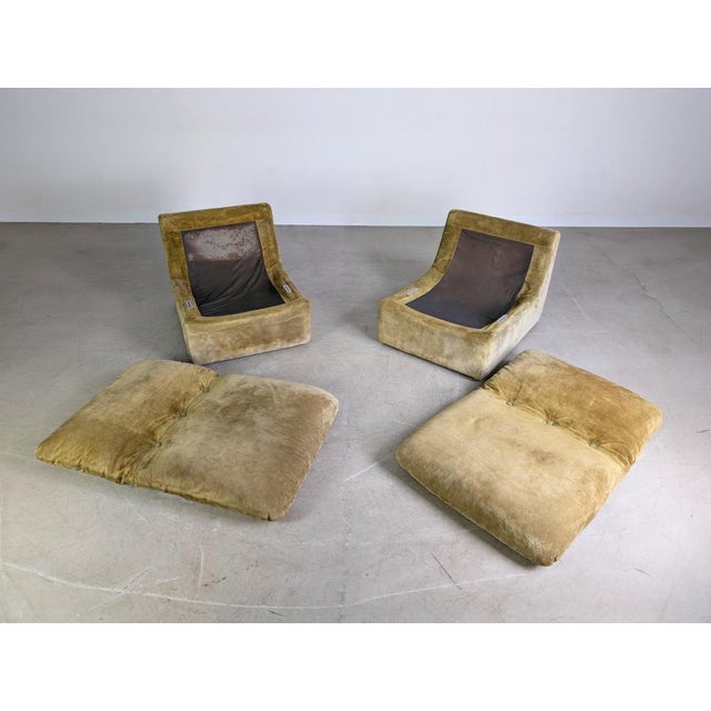 Space Age Lounge Chairs Three-Point by Luigi Colani for Cor, Sweden, Set of 2 For Sale - Image 9 of 11