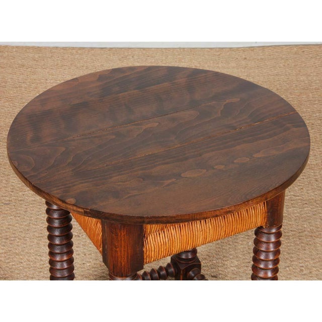 Side Table/End Table in the Style of Charles Dudouyt, 1940 For Sale - Image 4 of 9