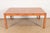 Wood Milo Baughman Style Burl Wood Parsons Extension Dining Table, Newly Refinished For Sale - Image 7 of 15
