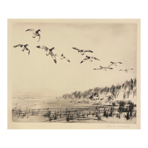 1940s Paul Winchell Duck Etching