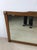 Wood Mid Century Modern Long Rectangular Wall Mirror With Brass Accented Wood Frame For Sale - Image 7 of 15