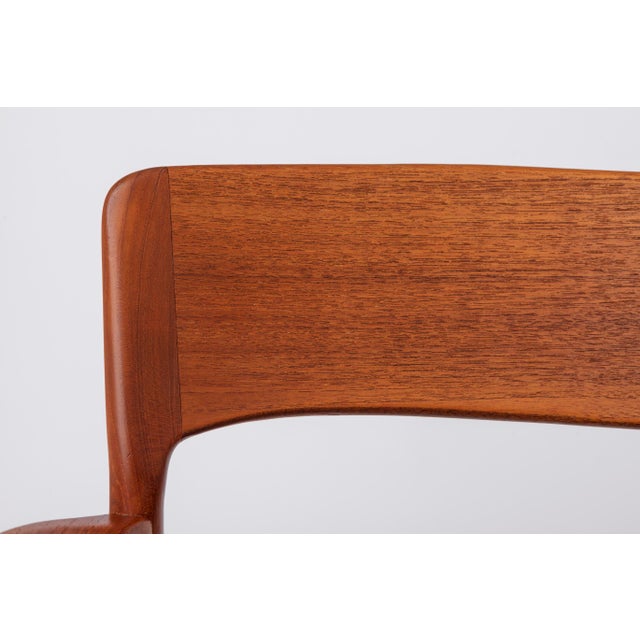 Brown Vintage Danish Teak Armchairs by Henning Kjærnulf for Korup Stolefabrik, 1960s, Set of 2 For Sale - Image 8 of 10