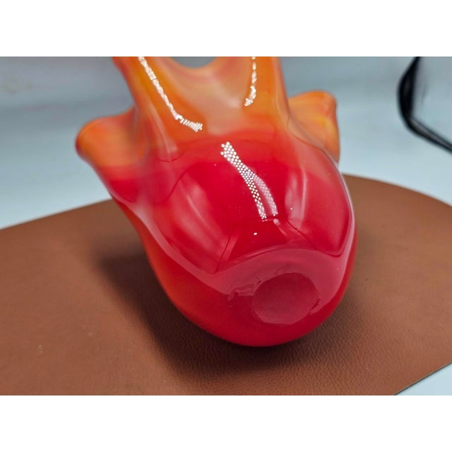 Vintage Murano Glass Vase, 1960s-1970s For Sale - Image 4 of 6