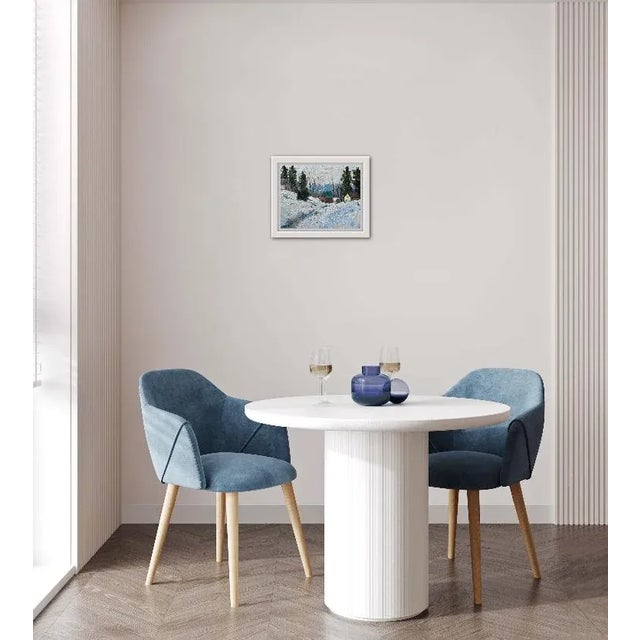 Contemporary Winterscapes Contemporary Winter Landscape Oil Painting For Sale - Image 3 of 6