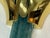 1980s Karl Springer Purcell Brass + Aqua Glass Wall Sconce For Sale In San Francisco - Image 6 of 12