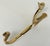 Vintage Brass Swan Double Wall Hook For Sale - Image 4 of 8