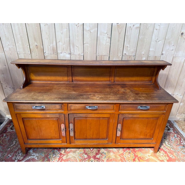 Brasserie-Style Buffet in Beech, 1940s-1950s For Sale - Image 3 of 10