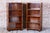 Glass Art Deco Bookcases in Walnut by Oldřich Liška, Czech, 1920s, Set of 2 For Sale - Image 7 of 9