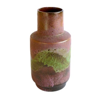 Materic Volcanic Pottery Germany Ceramic Vase, 1960s For Sale