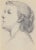 19th Century Classical Graphite Portrait Drawing of a Woman For Sale - Image 4 of 6
